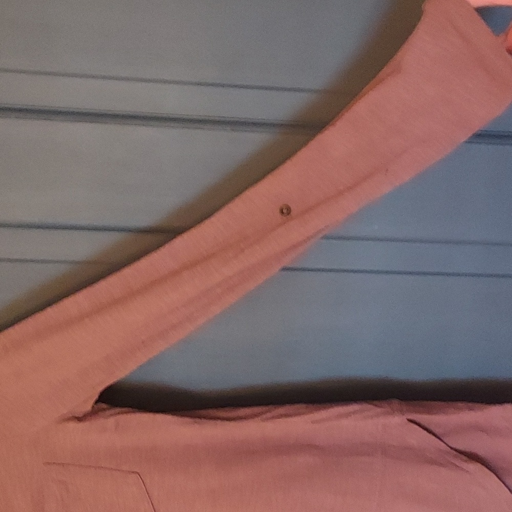 Sonoma 100% soft cotton long sleeve button down purple shirt tail hem size small - Picture 3 of 6